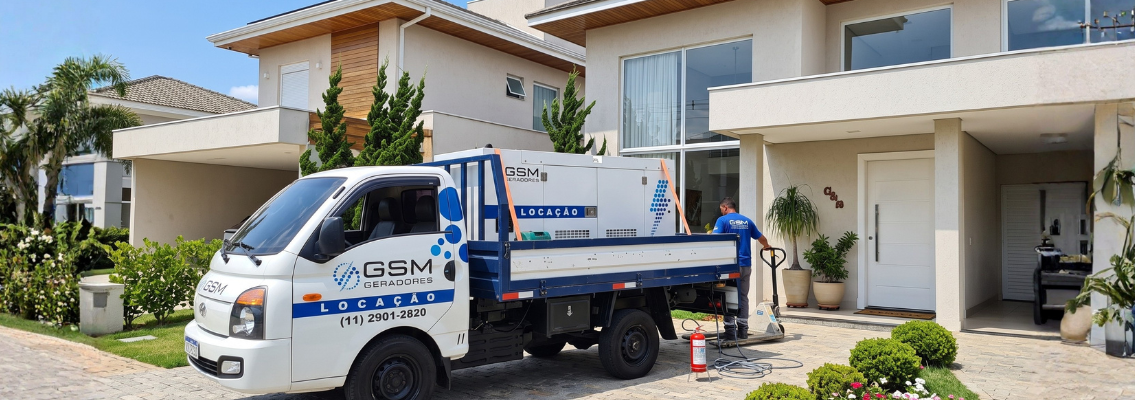 Locação de gerador residencial em SP